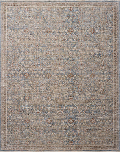 Amber Lewis x Loloi Ethel 04 Sky/Brick Rug - Chapin Furniture