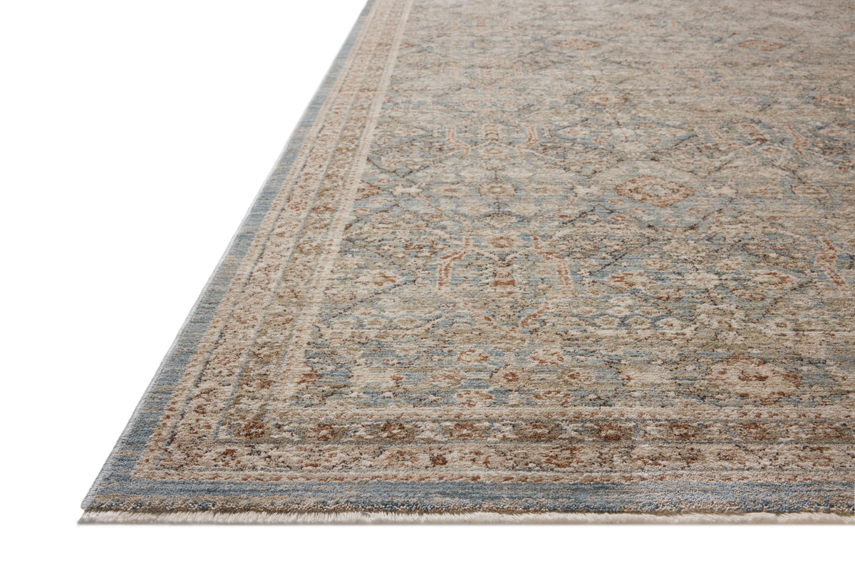 Amber Lewis x Loloi Ethel 04 Sky/Brick Rug - Chapin Furniture