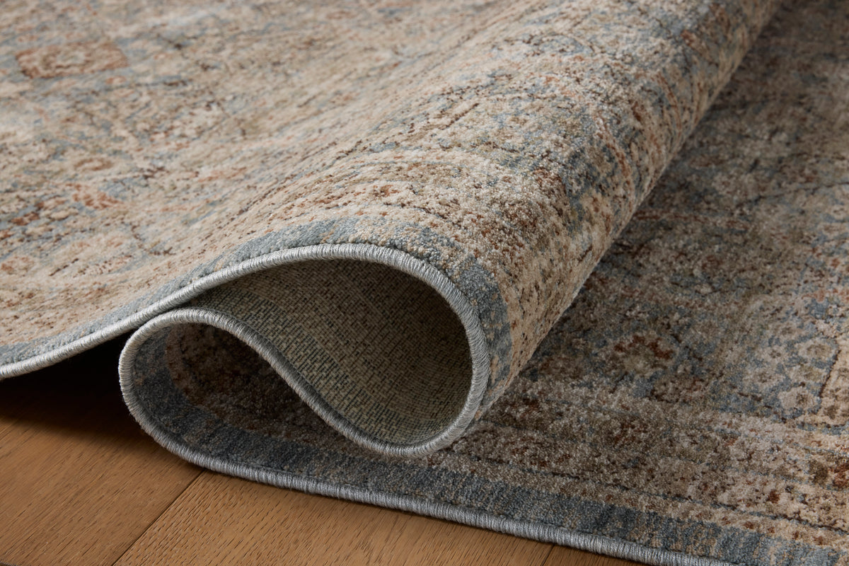 Amber Lewis x Loloi Ethel 04 Sky/Brick Rug - Chapin Furniture