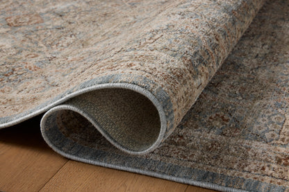 Amber Lewis x Loloi Ethel 04 Sky/Brick Rug - Chapin Furniture