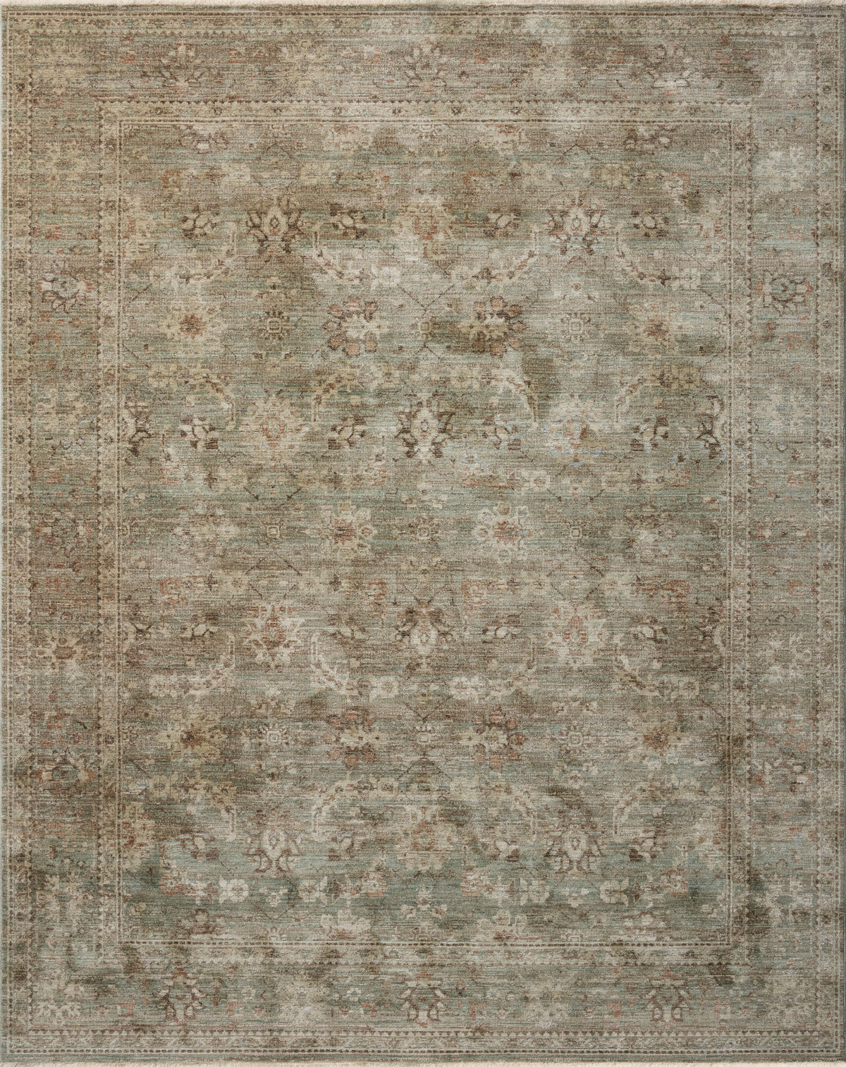 Amber Lewis x Loloi Ethel 06 Lagoon/Clay Rug - Chapin Furniture