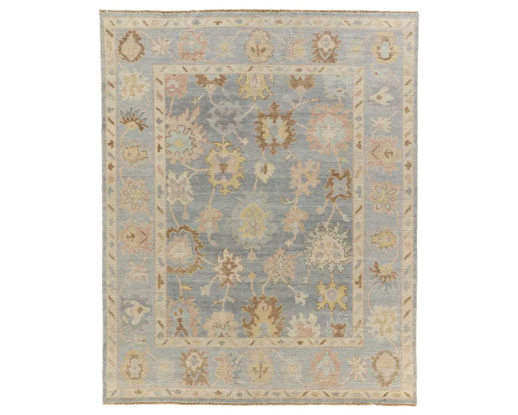 Jaipur Living Everly Vetta Hand-Knotted  Blue/Gray/Cream Rug - Chapin Furniture