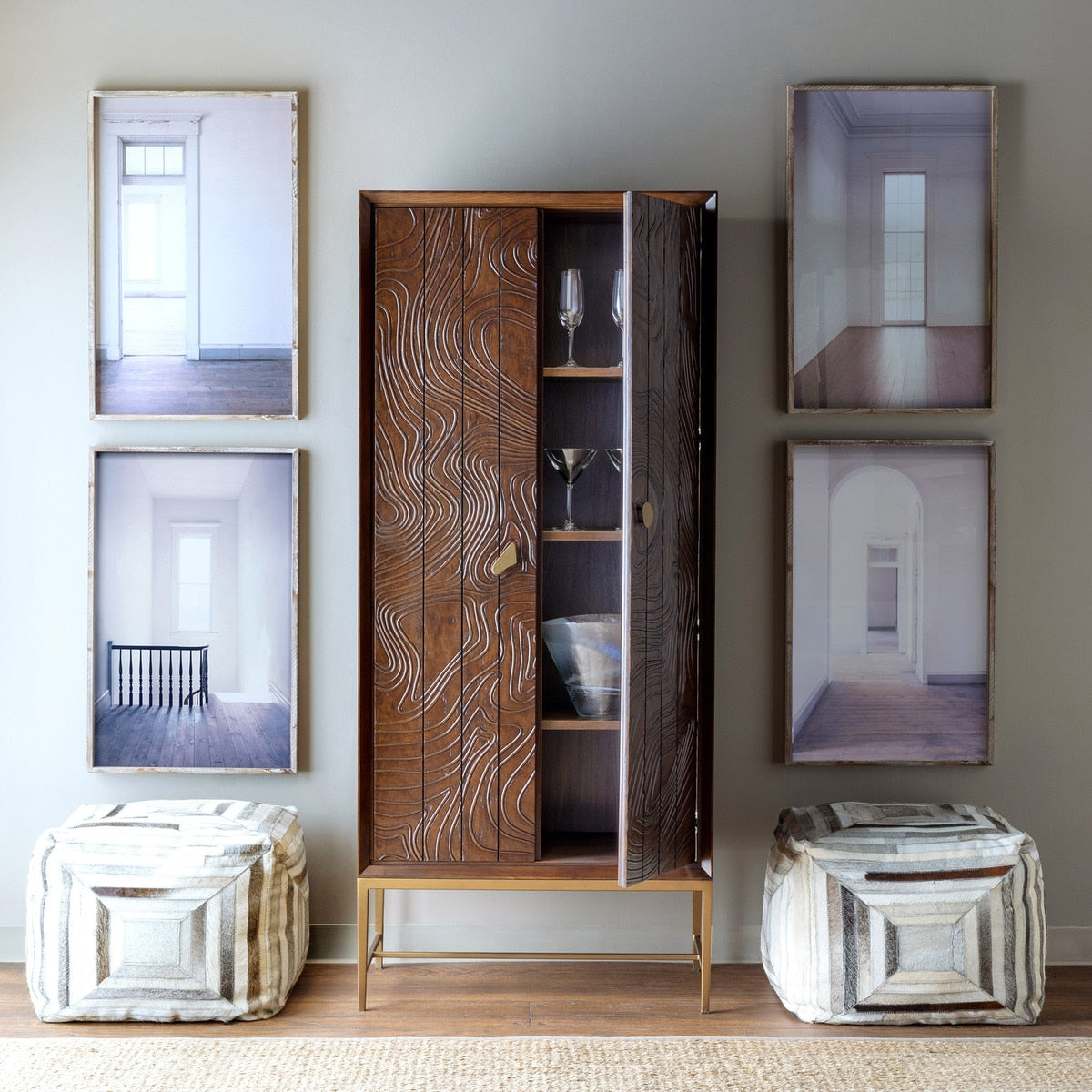 Vestibule Framed Prints, Set of 4 Assorted Styles - Chapin Furniture