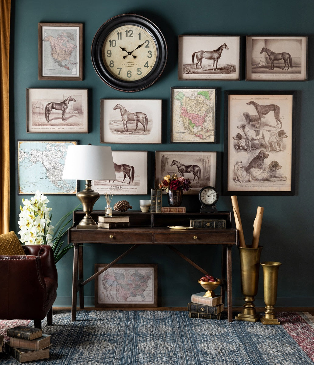 Prized Race Horse Framed Prints, Set of 6 Assorted Styles - Chapin Furniture