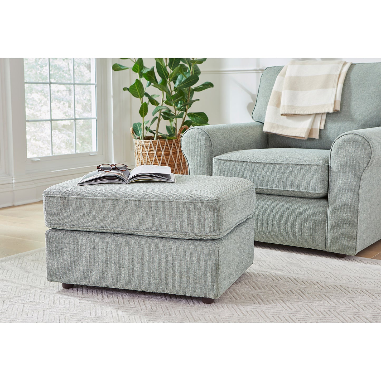 F21 Ottoman-Custom - Chapin Furniture