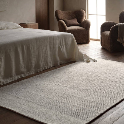 Finnigan Lawan FGN05 Ivory/White Rug - Chapin Furniture