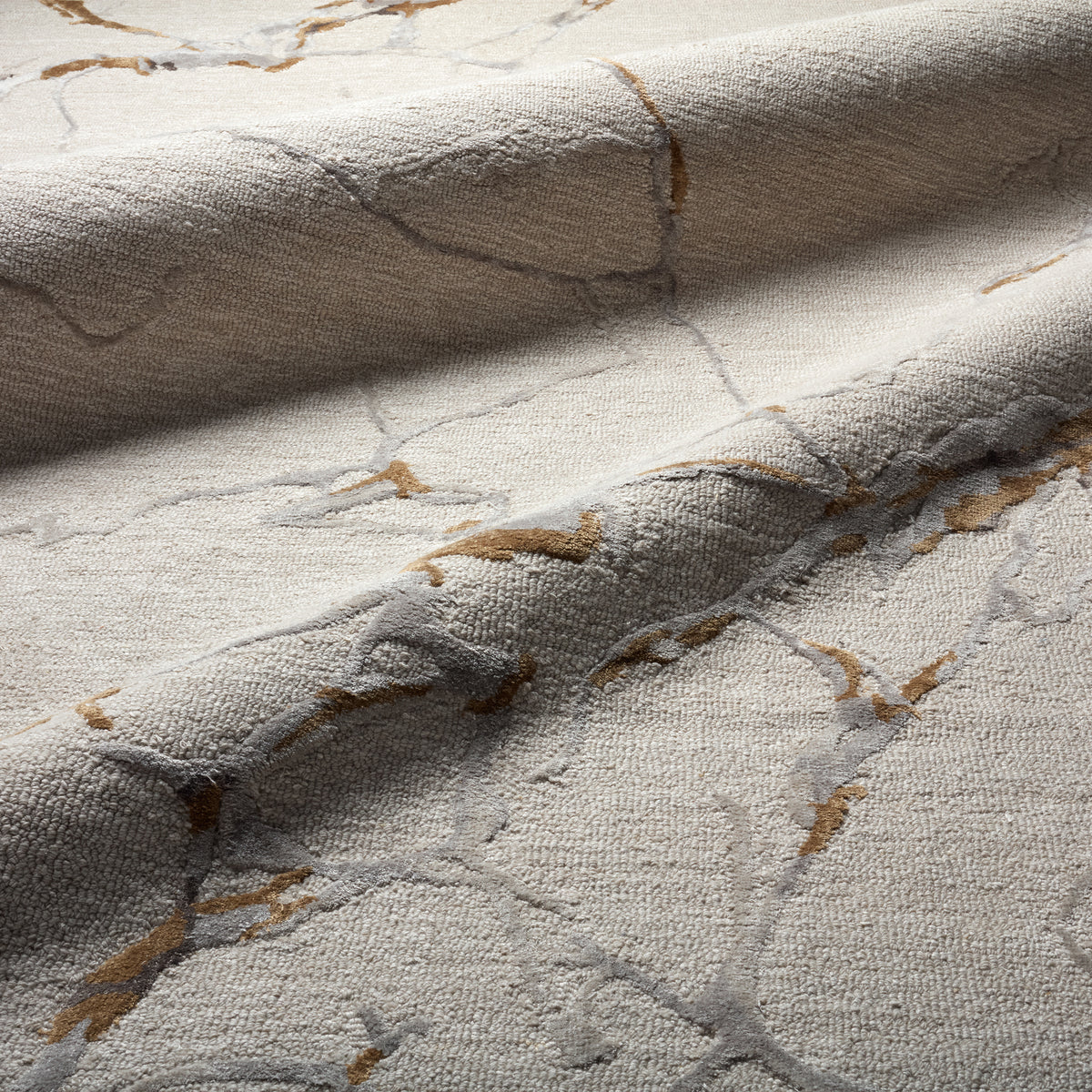 Fragment Shattered FRG01 Yellow/Gold Rug - Chapin Furniture