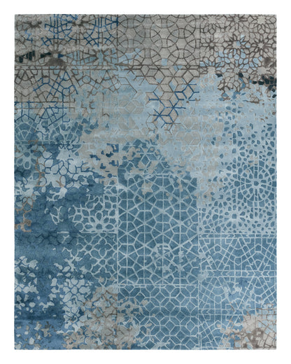 Fragment Sahaj FRG11 Blue/Gray Rug - Chapin Furniture