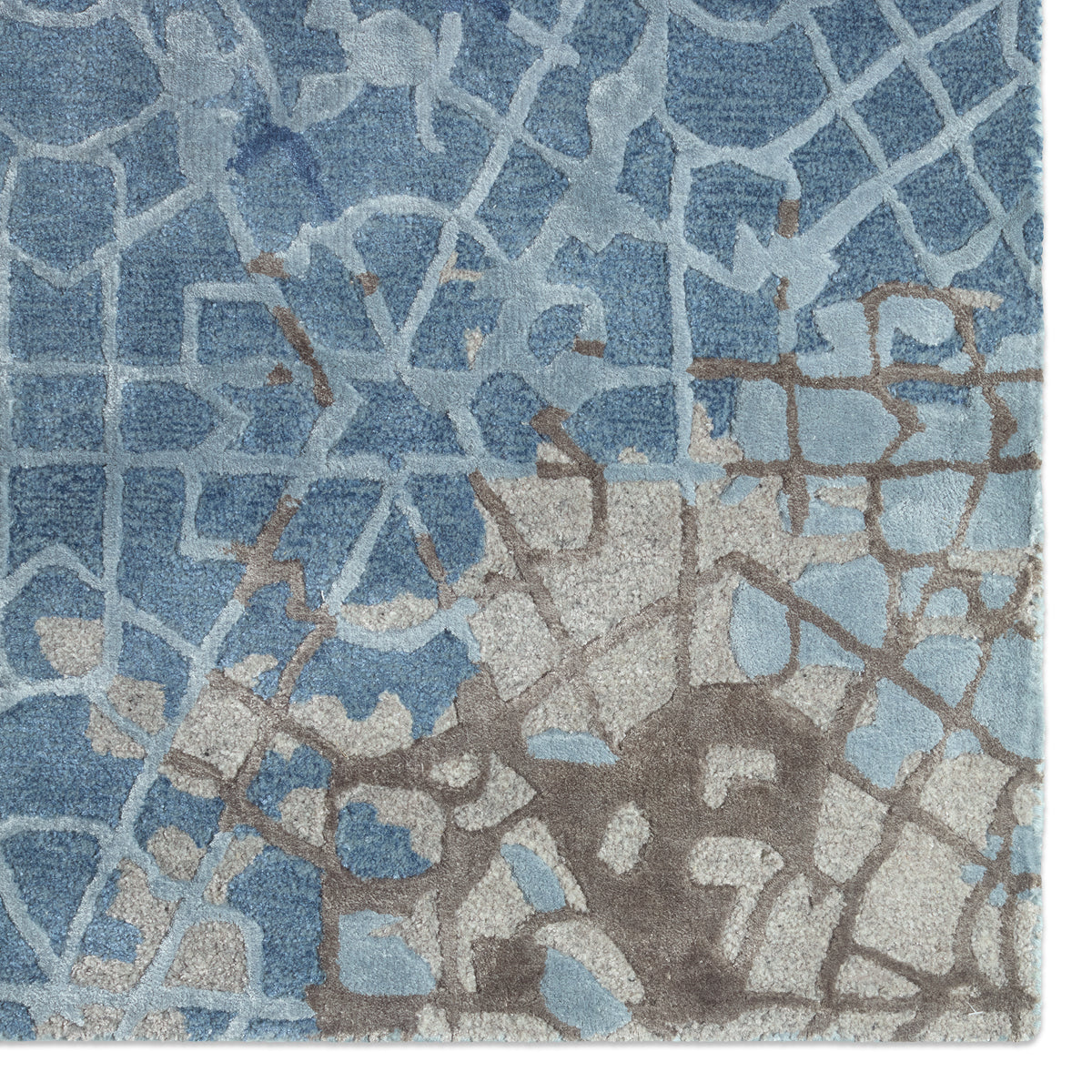 Fragment Sahaj FRG11 Blue/Gray Rug - Chapin Furniture