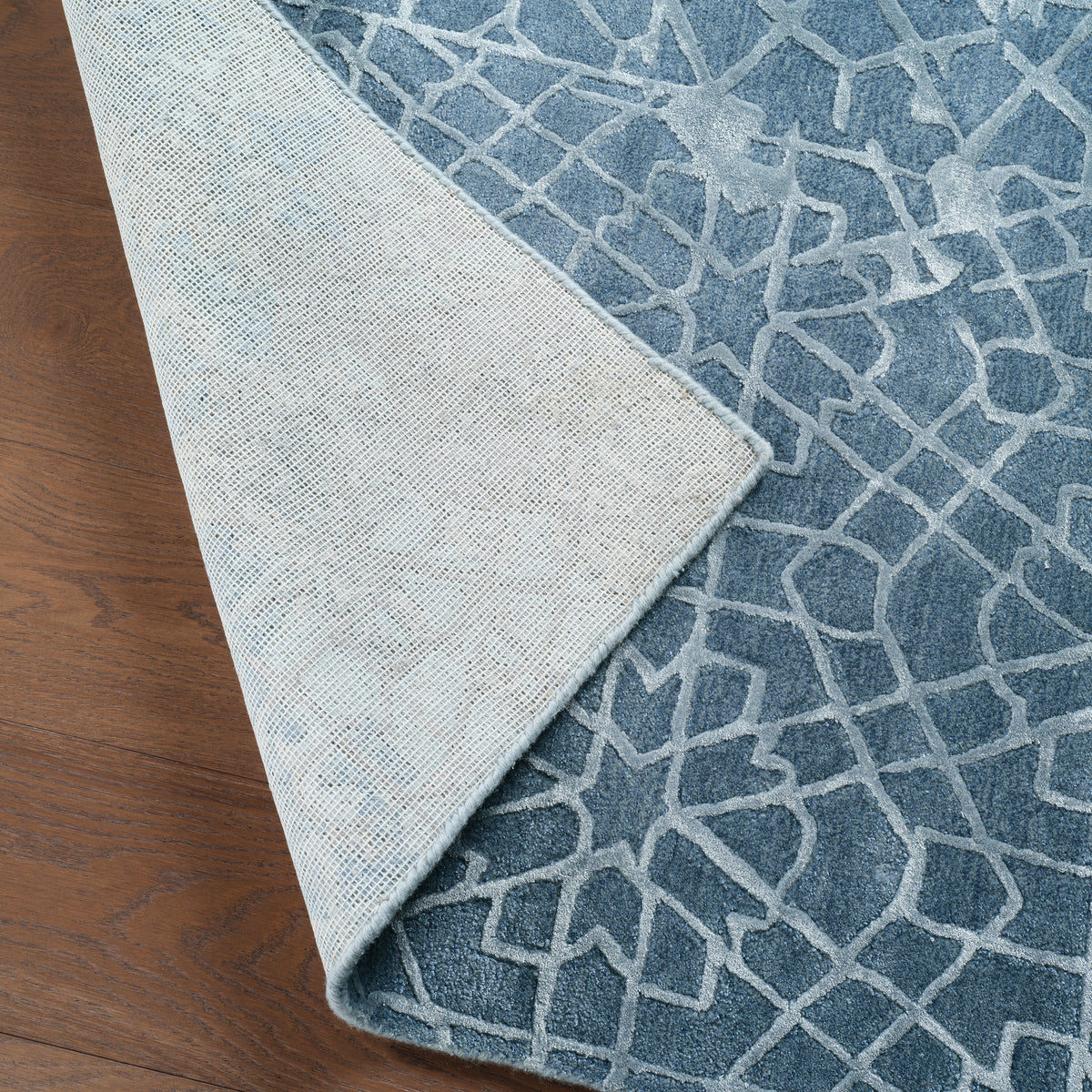 Fragment Sahaj FRG11 Blue/Gray Rug - Chapin Furniture