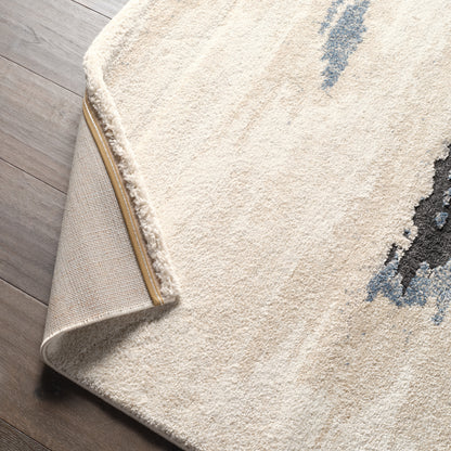 Ferris Yushan FRR08 White/Blue Indoor/Outdoor Rug - Chapin Furniture