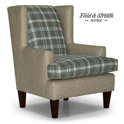 Sterling Field & Stream Wingback Chair- Custom - Chapin Furniture