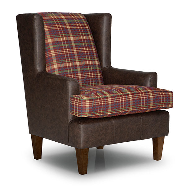 Sterling Field & Stream Wingback Chair- Custom - Chapin Furniture