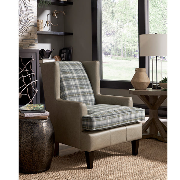 Sterling Field & Stream Wingback Chair- Custom - Chapin Furniture