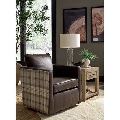 Heidi Field & Stream Swivel Chair- Custom - Chapin Furniture