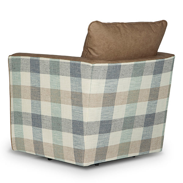 Heidi Field & Stream Swivel Chair- Custom - Chapin Furniture