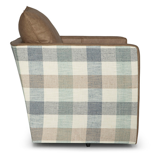 Heidi Field & Stream Swivel Chair- Custom - Chapin Furniture