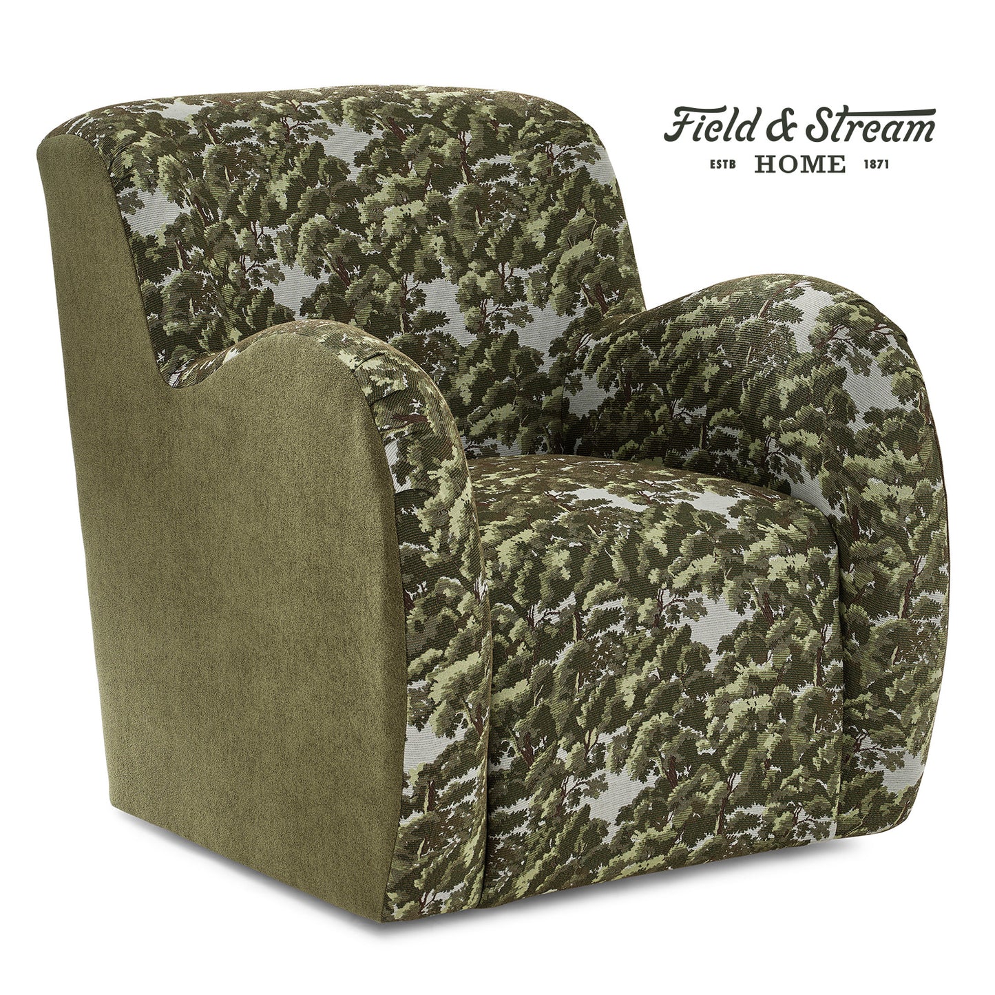 Mysa Field & Stream Swivel Chair- Custom - Chapin Furniture
