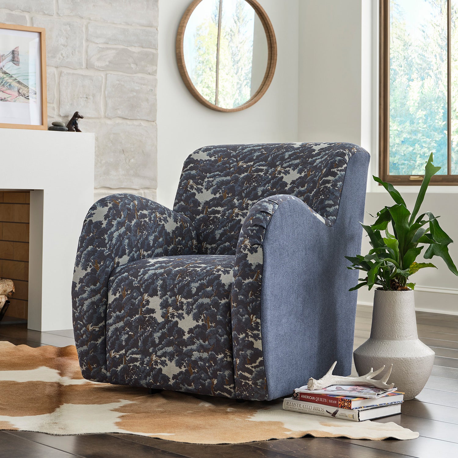Mysa Field & Stream Swivel Chair- Custom - Chapin Furniture