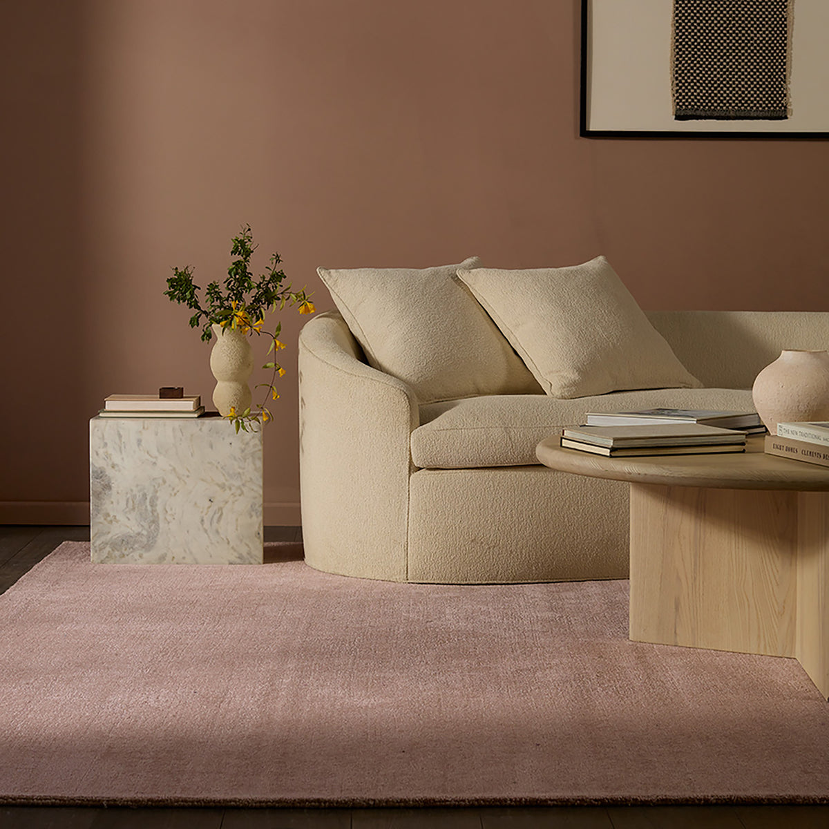 Fletcher Arcus FTR05 Blush Indoor/Outdoor Rug - Chapin Furniture