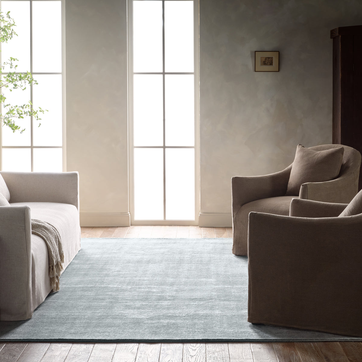 Fletcher Arcus FTR08 Blue Indoor/Outdoor Rug - Chapin Furniture