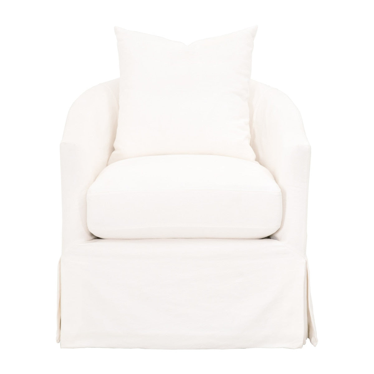 Faye Slipcover Swivel Club Chair - Chapin Furniture