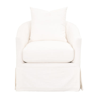 Faye Slipcover Swivel Club Chair - Chapin Furniture