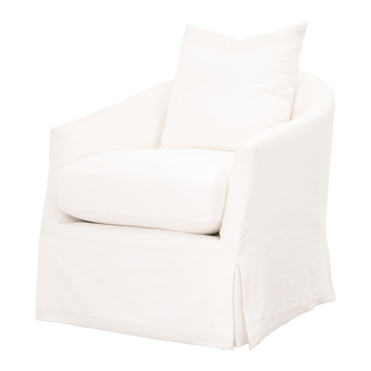 Faye Slipcover Swivel Club Chair - Chapin Furniture