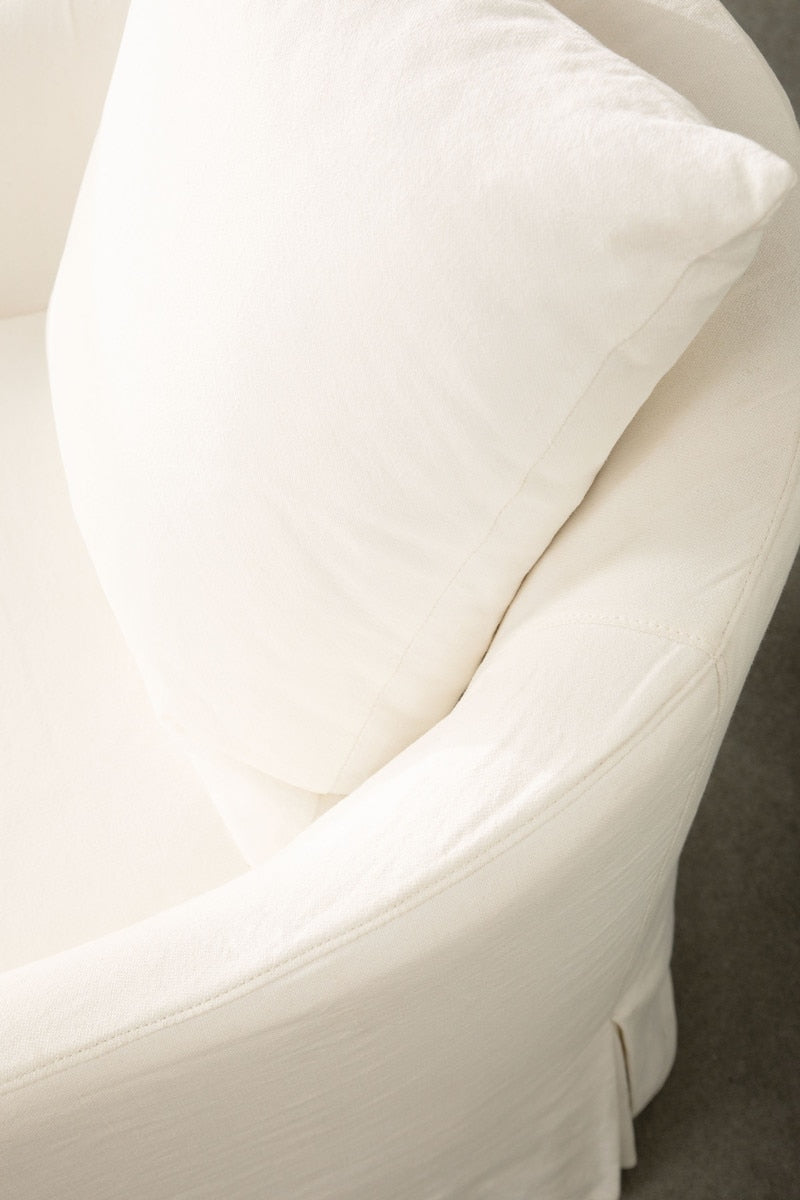 Faye Slipcover Swivel Club Chair - Chapin Furniture