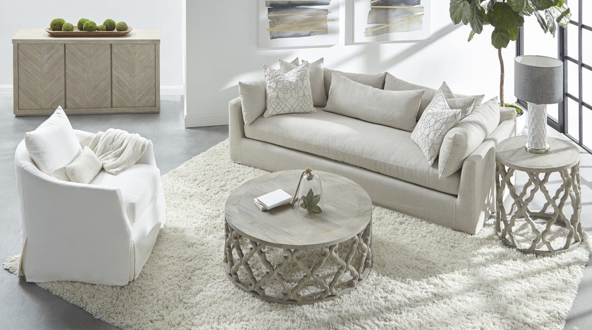 Faye Slipcover Swivel Club Chair - Chapin Furniture