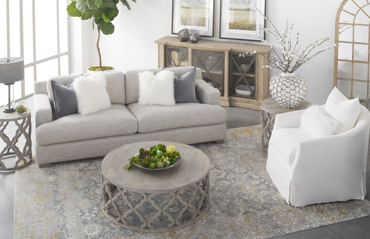Faye Slipcover Swivel Club Chair - Chapin Furniture