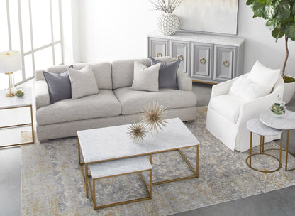 Faye Slipcover Swivel Club Chair - Chapin Furniture