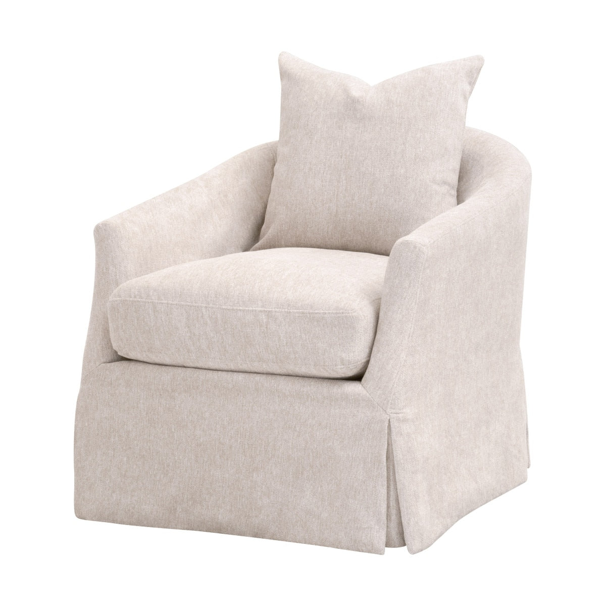 Faye Slipcover Swivel Club Chair - Chapin Furniture
