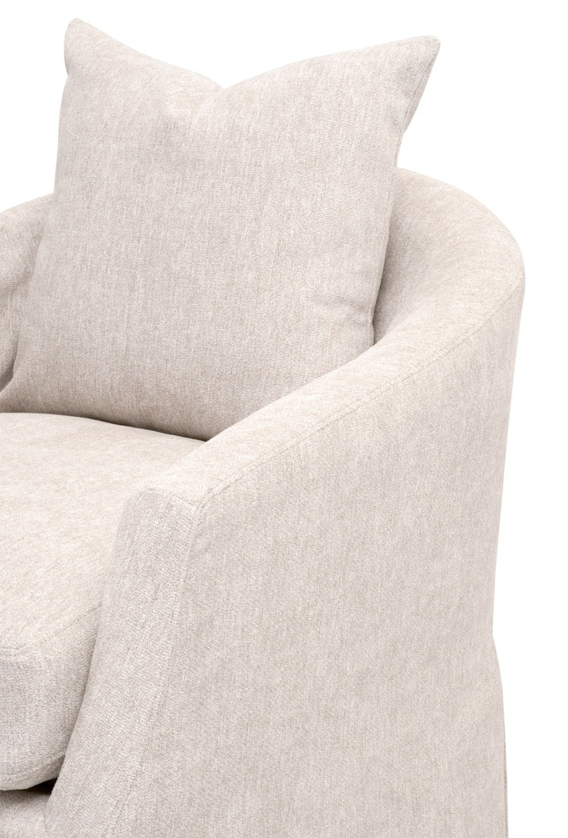 Faye Slipcover Swivel Club Chair - Chapin Furniture