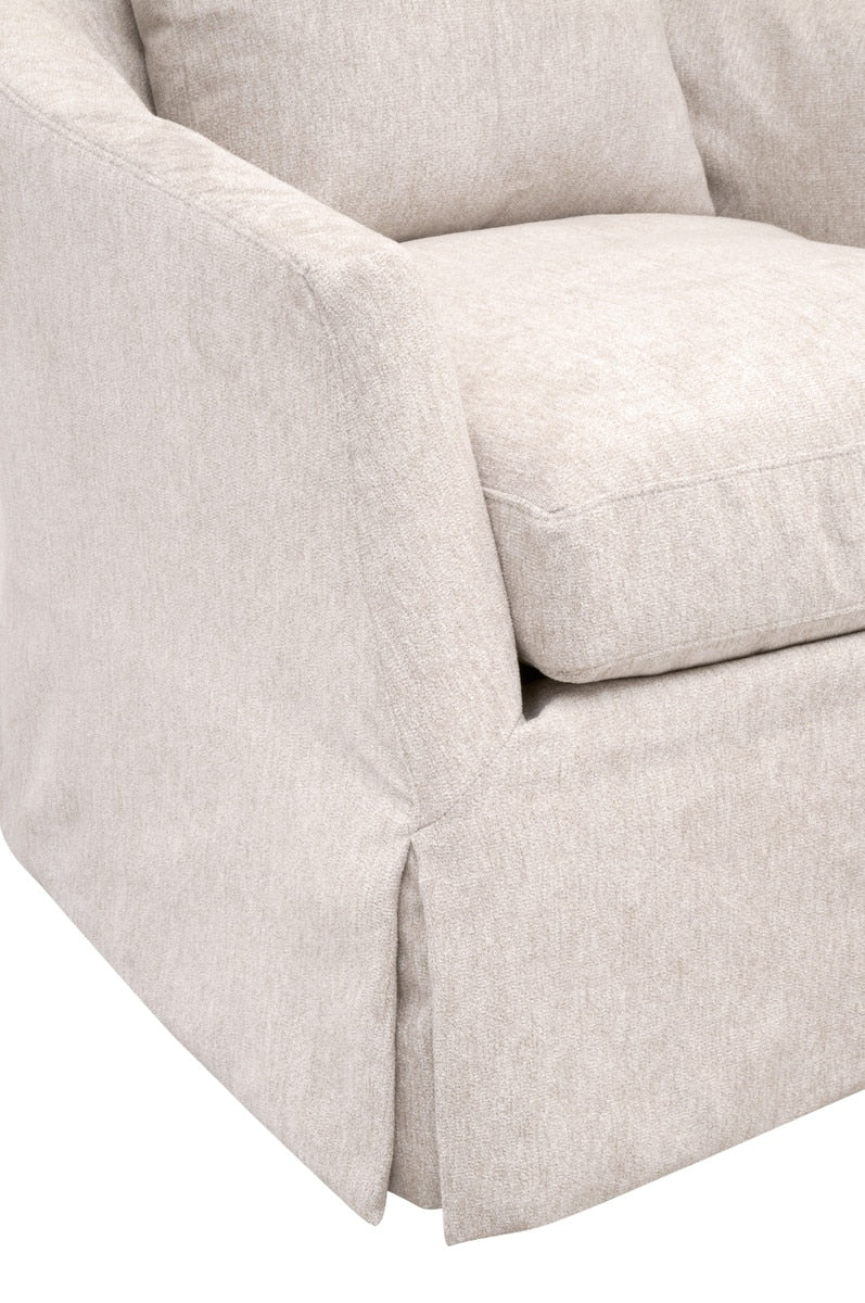 Faye Slipcover Swivel Club Chair - Chapin Furniture