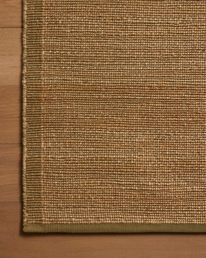 Amber Lewis x Loloi Gertrude 01 Natural/Green Rug - Chapin Furniture