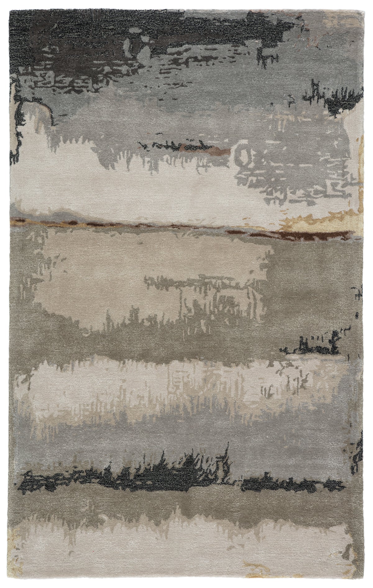 Genesis Juna GES38 Black/Taupe Rug - Chapin Furniture