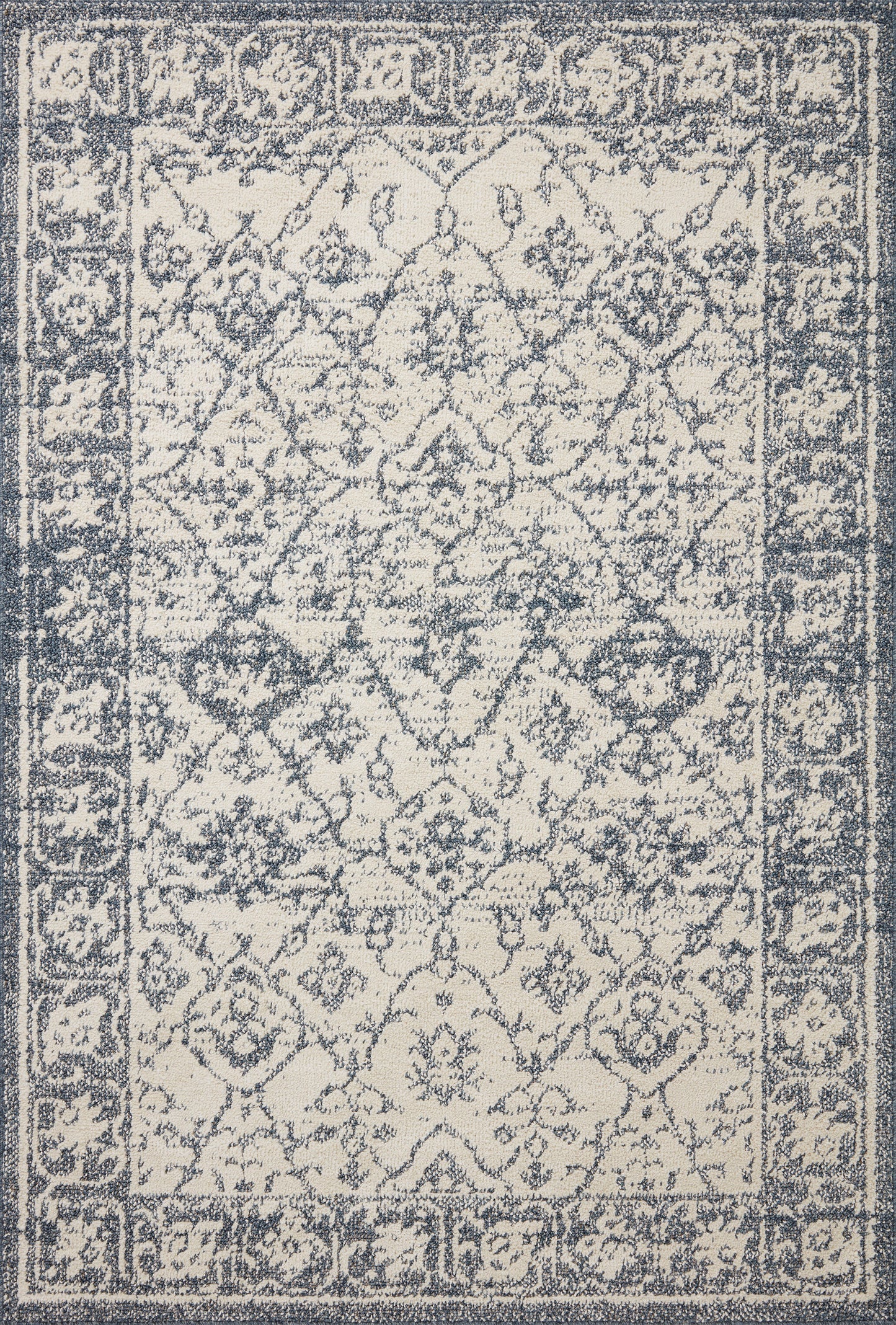 Magnolia Home Gigi 02 Rug- Ivory/Blue - Chapin Furniture