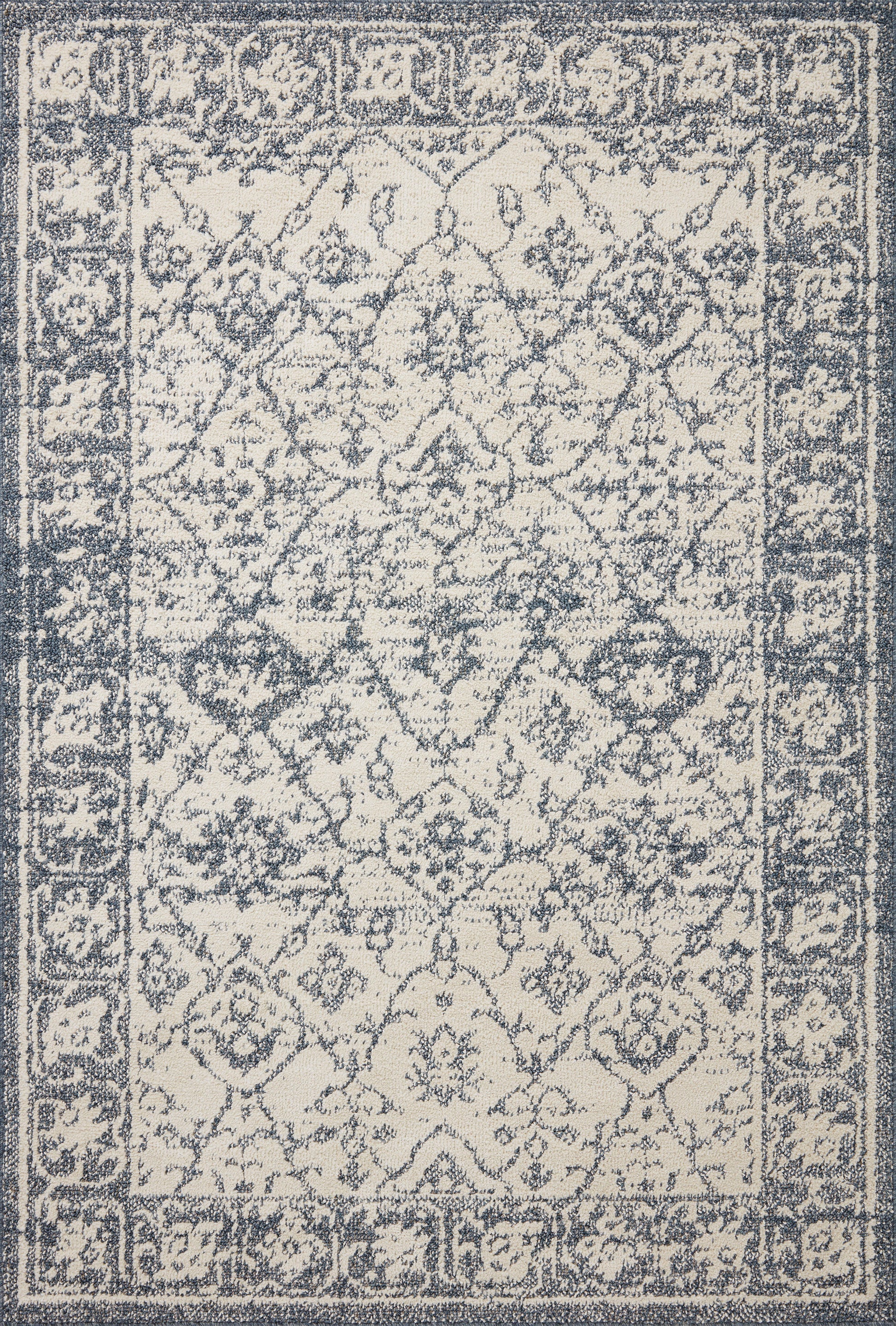 Magnolia Home Gigi 02 Rug- Ivory/Blue - Chapin Furniture