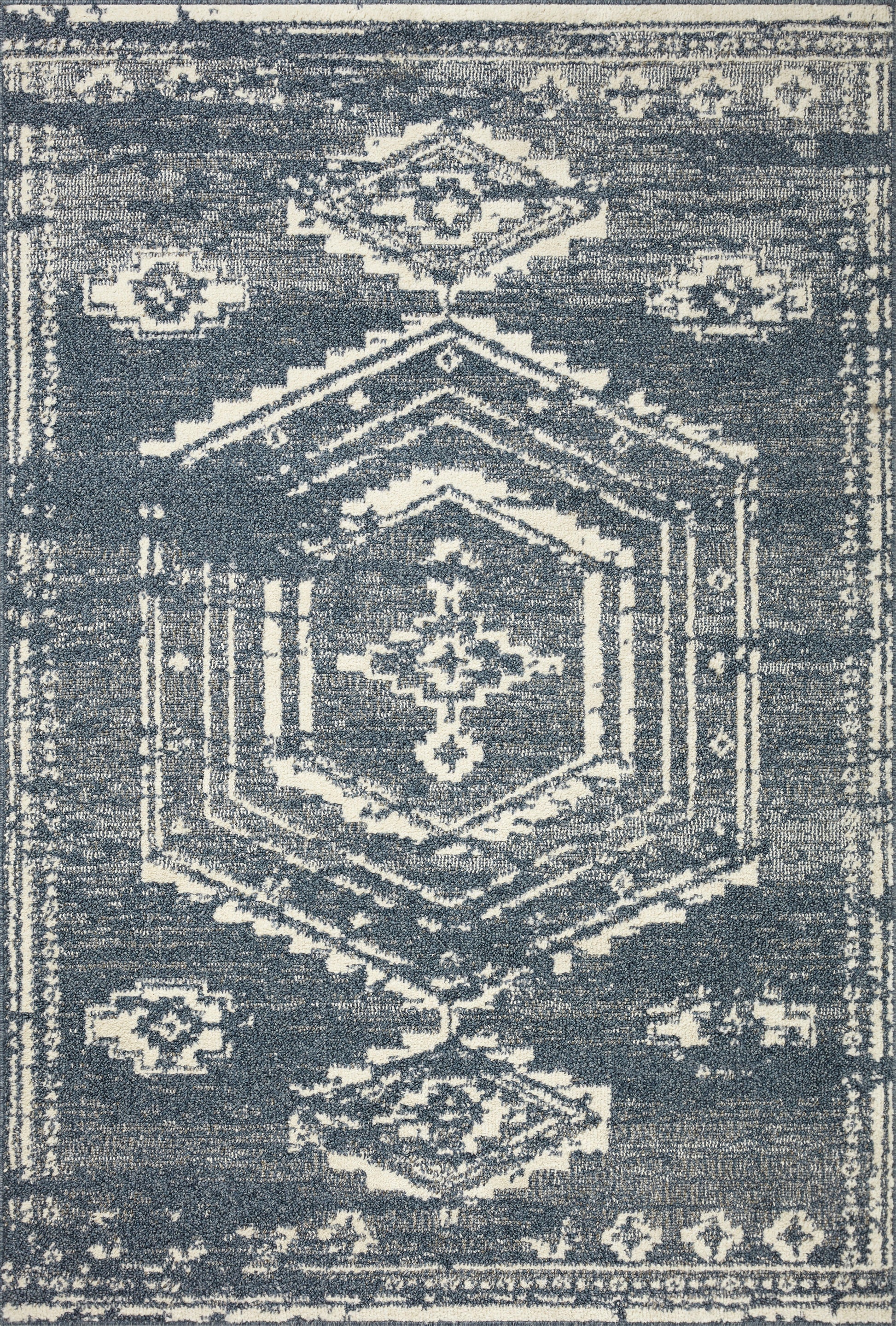 Magnolia Home Gigi 03 Rug- Denim/Ivory - Chapin Furniture