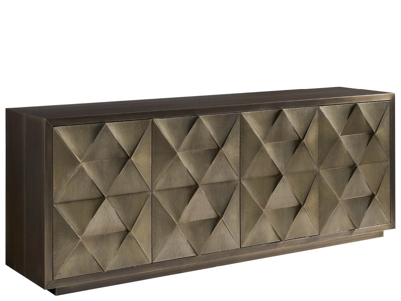 Modern: Sable & Desert Origami Credenza - Chapin Furniture