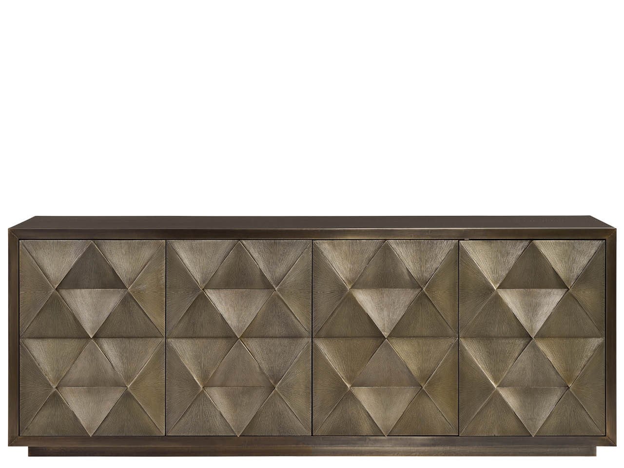 Modern: Sable & Desert Origami Credenza - Chapin Furniture