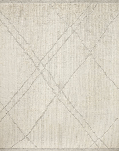 Amber Lewis Gwyneth 03 Ivory/Silver Rug - Chapin Furniture