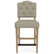 Mix-N-Match Button Tufted Upholstered Stool- Sand - Chapin Furniture