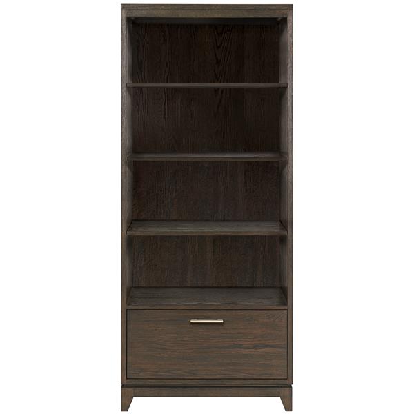 Rafferty Umber Drawer Bookcase - Chapin Furniture