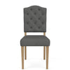 Mix-N-Match Button Tufted Upholstered Chair- Slate - Chapin Furniture