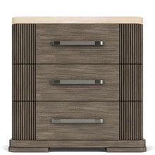 Sariel Stone Top Three Drawer Nightstand - Chapin Furniture