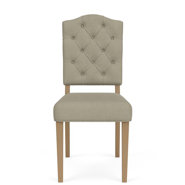 Mix-N-Match Button Tufted Upholstered Chair- Sand - Chapin Furniture