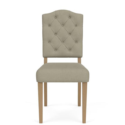 Mix-N-Match Button Tufted Upholstered Chair- Sand - Chapin Furniture