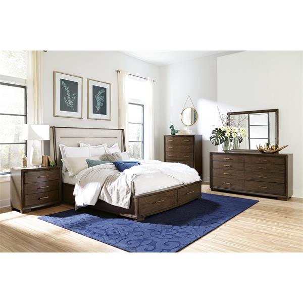 Monterey Upholstered Bed- King - Chapin Furniture